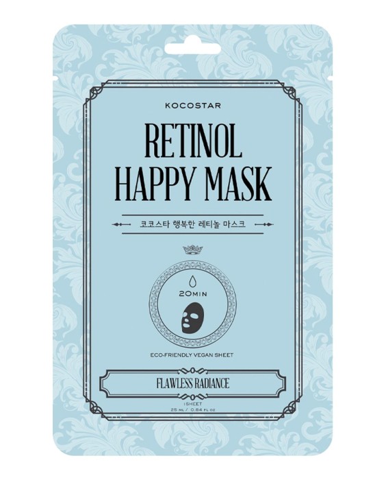 Mascarilla De Velo (Sheet Mask) Retinol Happy Mask Kocostar