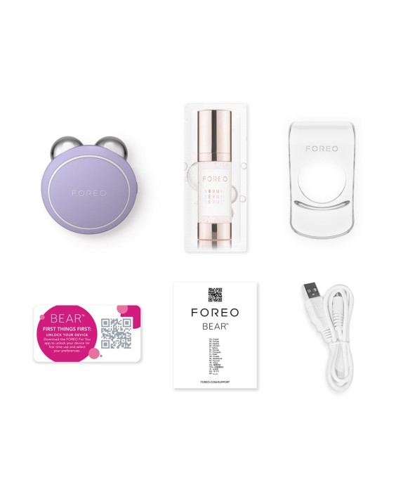 BEAR ™ mini Dispositivo facial tonificante Lavender FOREO