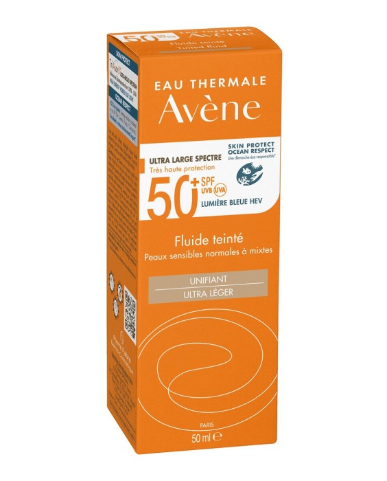 Fluido Solar con color SPF50+ 50 ml Eau Thermale Avène