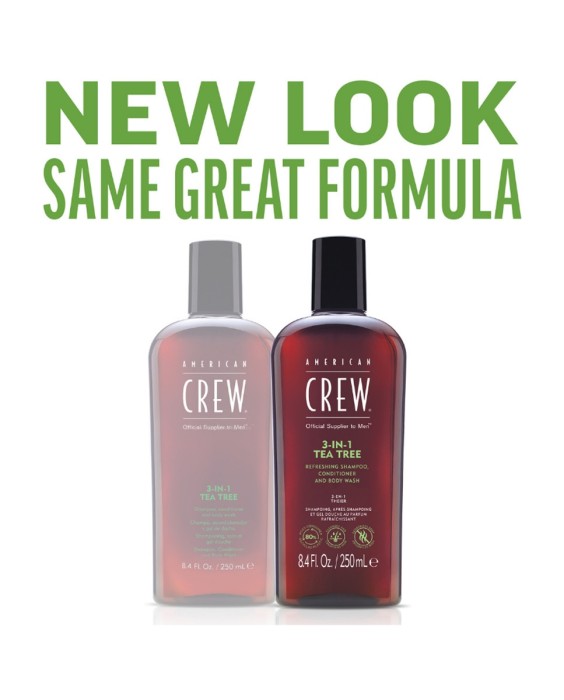 Champú 3 in 1 Tea Tree 250 ml American Crew