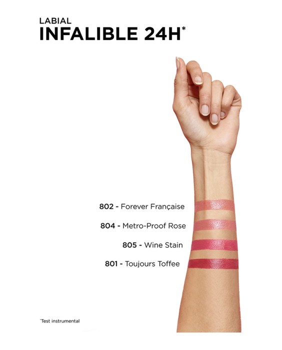 Barra de labios Infaillible 24H Lipstick Color L'Oréal París