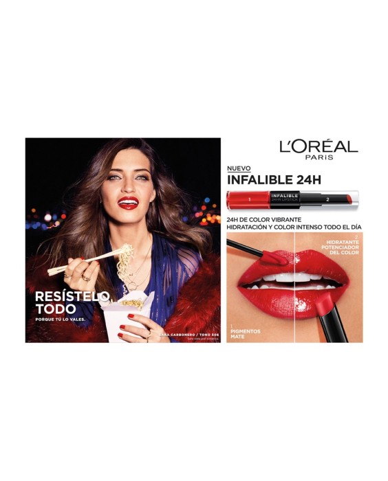 Barra de labios Infaillible 24H Lipstick Color L'Oréal París