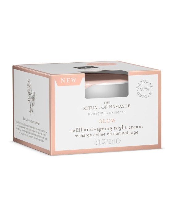 Recarga de crema de noche antiedad The Ritual of Namaste Glow Anti-Ageing Night 50 ml Rituals