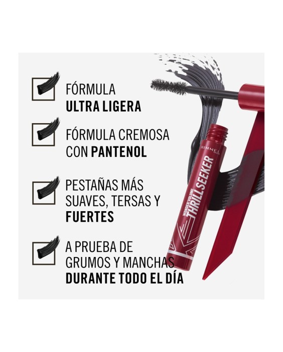 Máscara de pestañas Wonder'Volume Thrill Seeker Rimmel