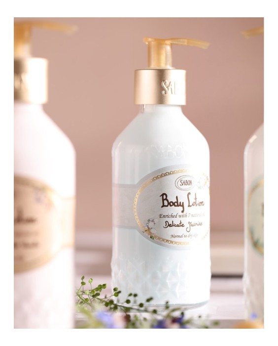 Body Lotion Bottle Jasmine 200 ml Sabon