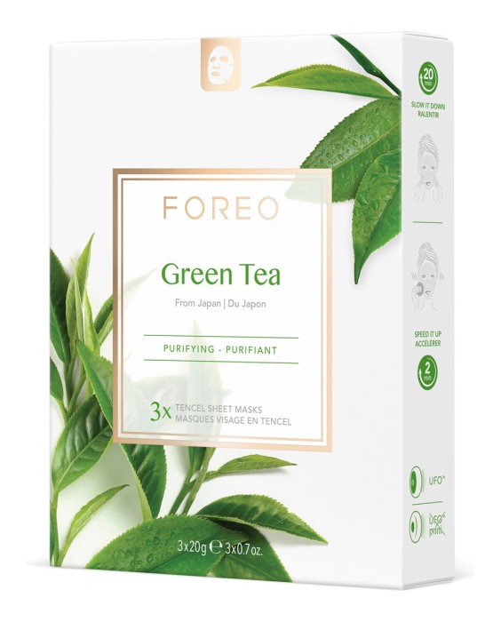 Mascarilla facial purificante Green Tea para pieles mixtas FOREO