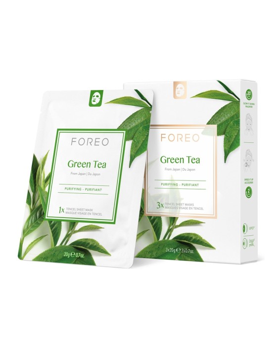 Mascarilla facial purificante Green Tea para pieles mixtas FOREO