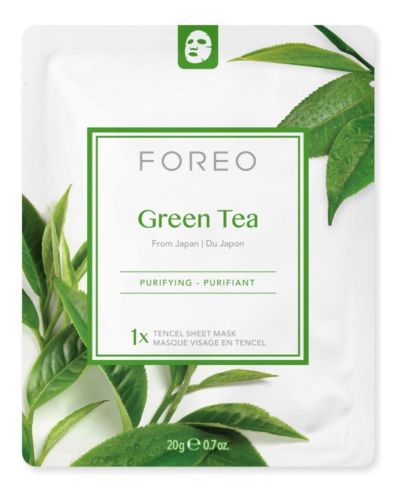 Mascarilla facial purificante Green Tea para pieles mixtas FOREO