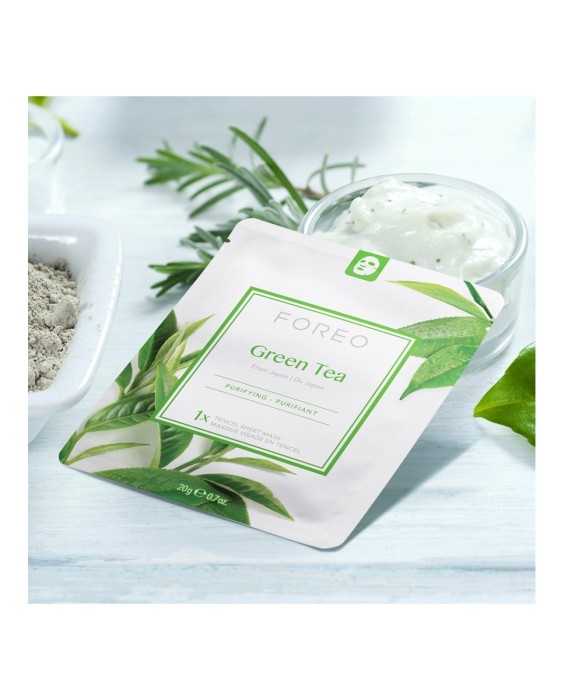 Mascarilla facial purificante Green Tea para pieles mixtas FOREO