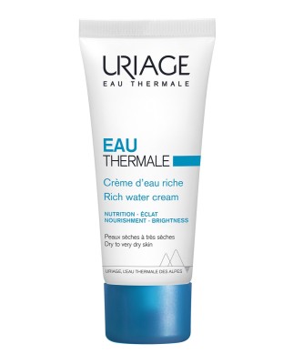 Crema Facial Hidratante Rica Con Ácido Hialurónico Eau Thermale 40 ml Uriage