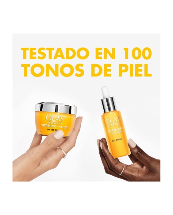 Gel Crema de Noche Para Un Tono Radiante Y Uniforme Olay Vitamin C + AHA 24, 50 ml Olay