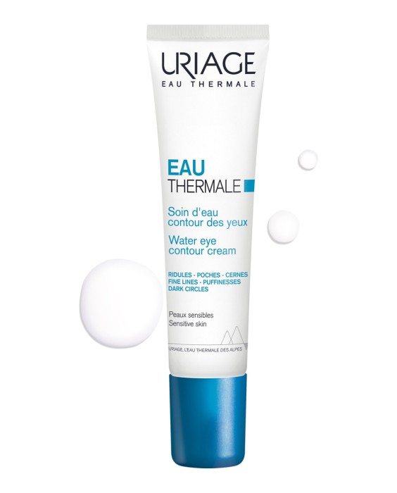 Crema Para El Contorno De Los Ojos Con Ácido Hialurónico Eau Thermale 15 ml Uriage