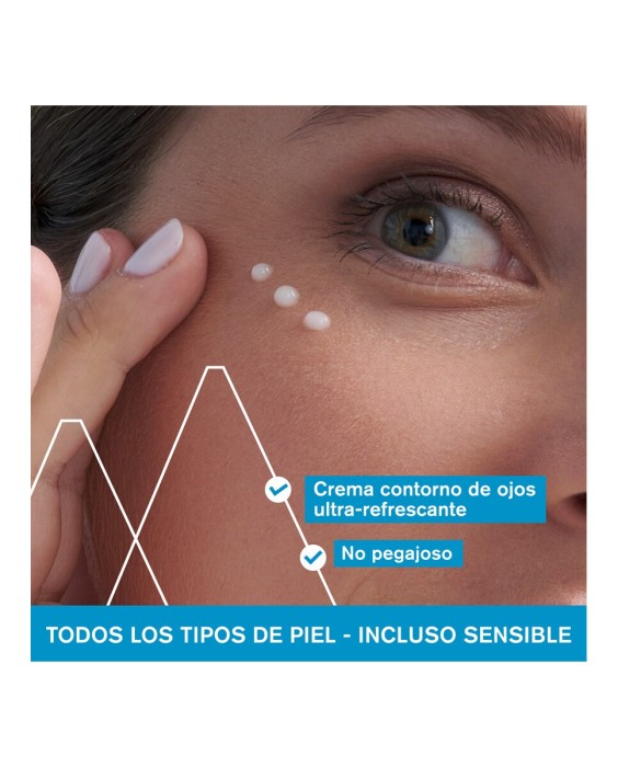 Crema Para El Contorno De Los Ojos Con Ácido Hialurónico Eau Thermale 15 ml Uriage