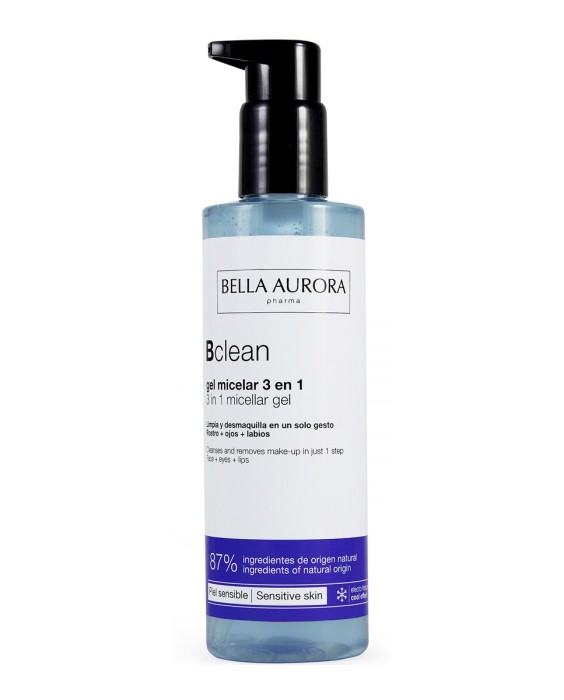 Gel micelar 3 en 1 Bclean 200 ml Bella Aurora