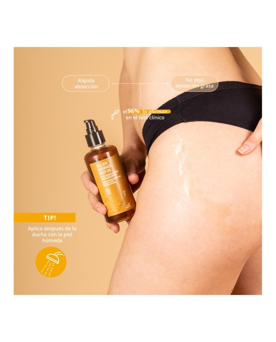 Aceite corporal Golden Radiance Body Oil 200 ml Freshly Cosmetics
