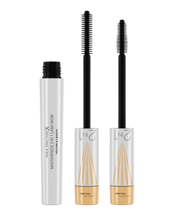 Máscara de pestañas Masterpiece 2 en 1 Lash Wow Max Factor