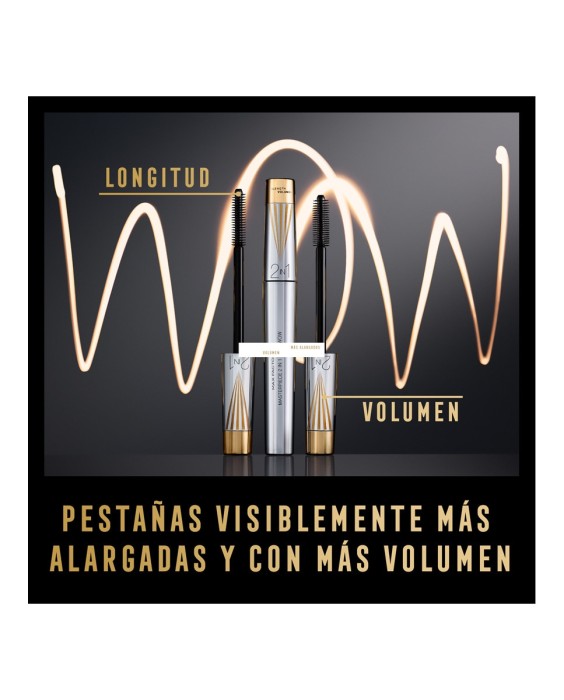 Máscara de pestañas Masterpiece 2 en 1 Lash Wow Max Factor