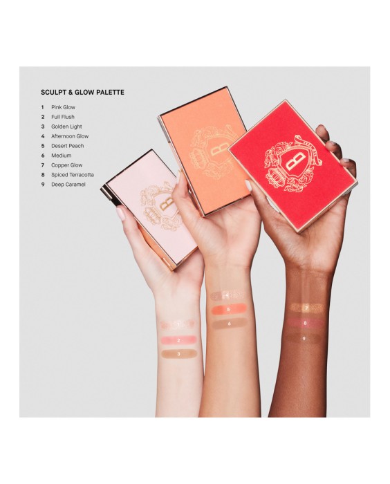 Paleta de Iluminadores Sculpted & Glow Face Palette Bobbi Brown