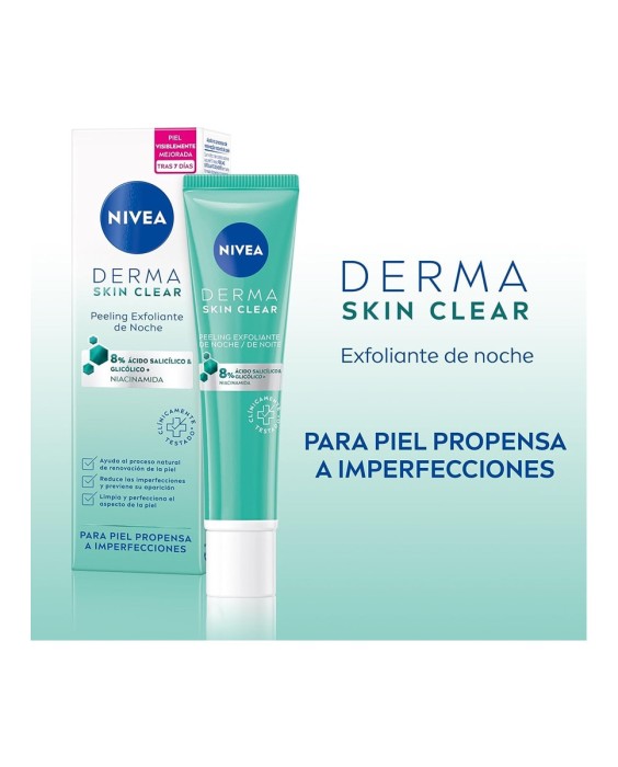 Exfoliante Peeling De Noche Derma Skin Clear 40 ml Nivea