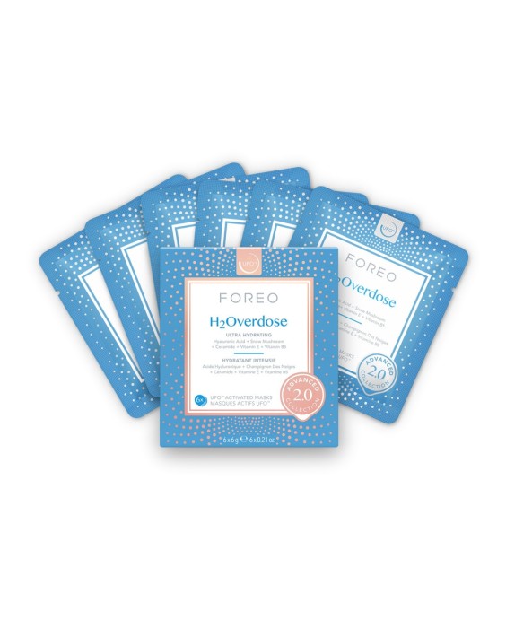 H2Overdose 2.0 Advanced Collection - Mascarilla facial ultra hidratante para la piel seca diseñada exclusivamente para UFO™