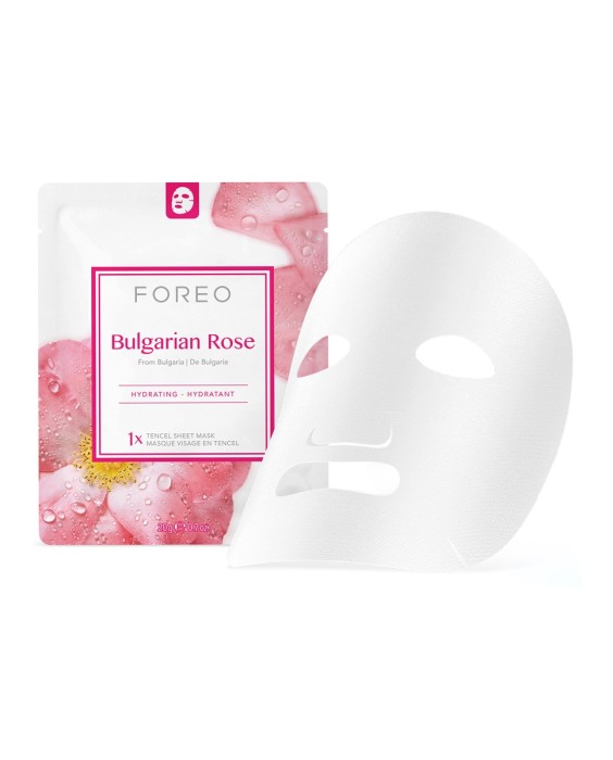Mascarilla facial Bulgarian Rose para piel seca y apagada FOREO