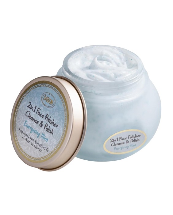 Exfoliante facial 2 en 1 Menta Sabon
