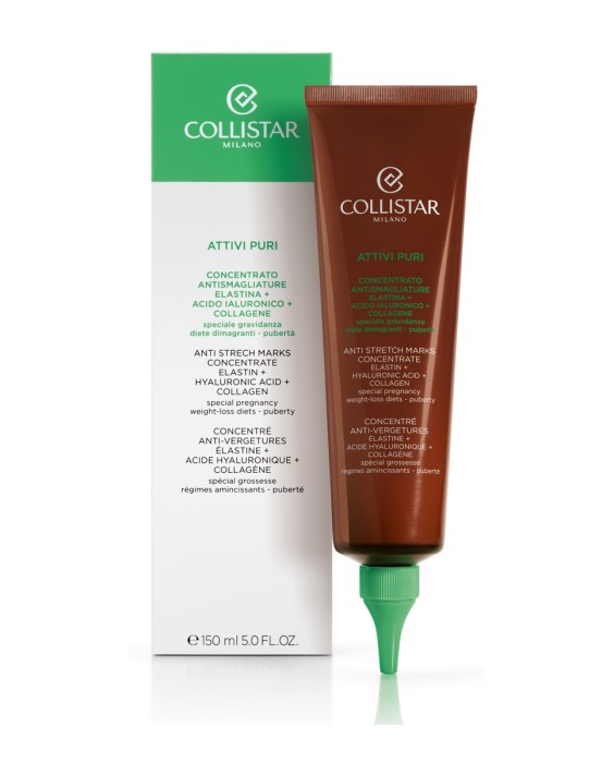 Concentrado Antiestrías Elastina + Ácido Hialurónico + Colágeno Attivi Puri Collistar