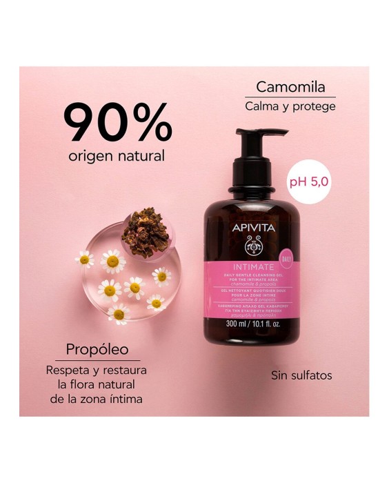 Gel Íntimo Limpiador Suave Daily Con Camomila & Propóleo Intimate Apivita