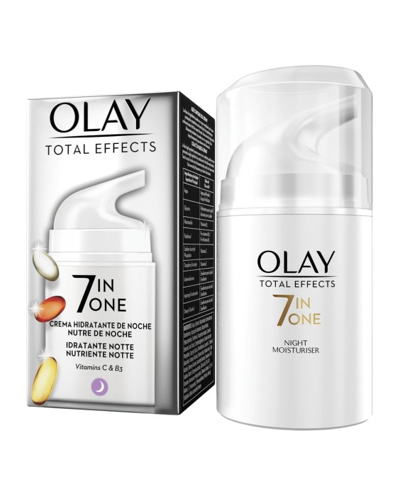Crema Hidratante Anti-Edad de Noche Total Effects 7en1 Olay