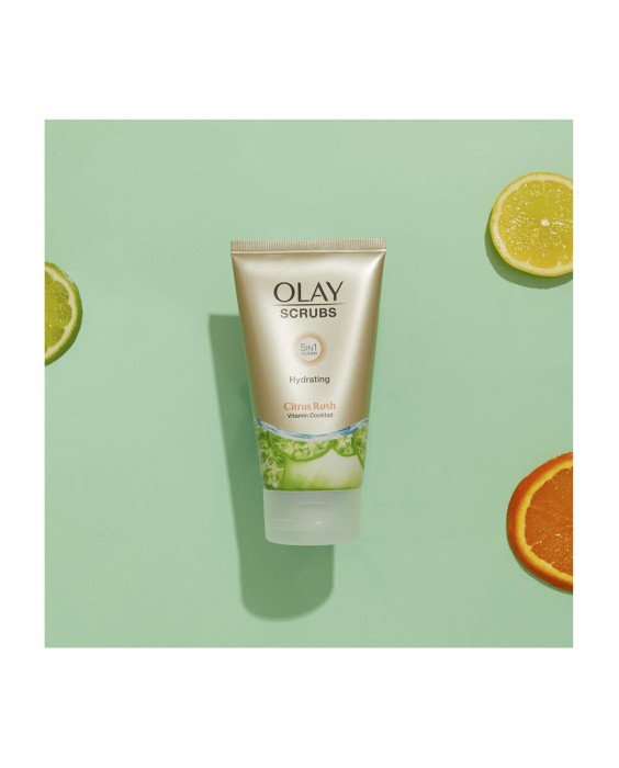 Exfoliante suave Hydrating Scrub con extrato de cítricos Olay