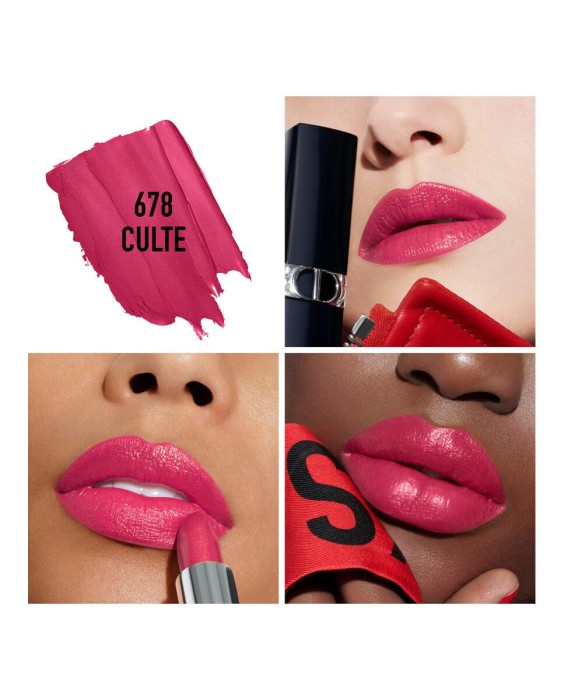 Recarga de barra de labios color couture - 4 acabados: satinado, mate, metalizado y aterciopelado - tratamiento floral - confort y larga duración