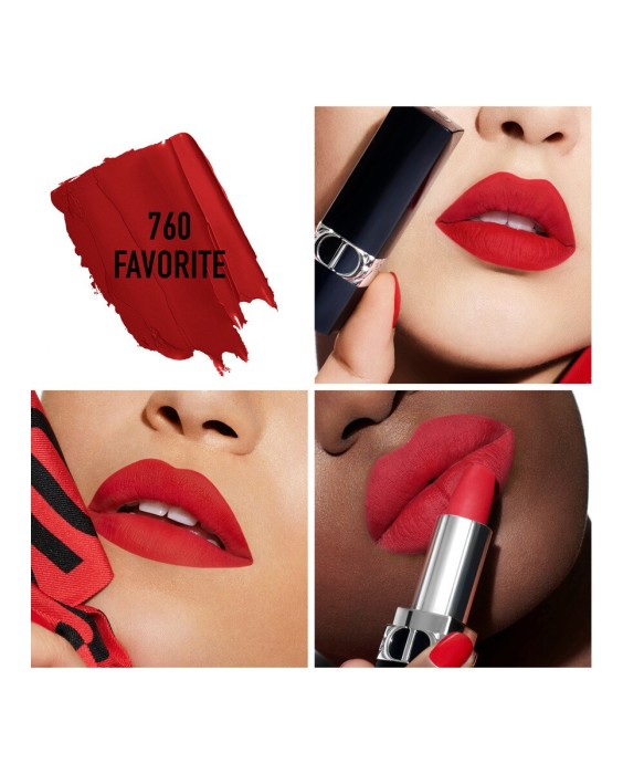 Recarga de barra de labios color couture - 4 acabados: satinado, mate, metalizado y aterciopelado - tratamiento floral - confort y larga duración