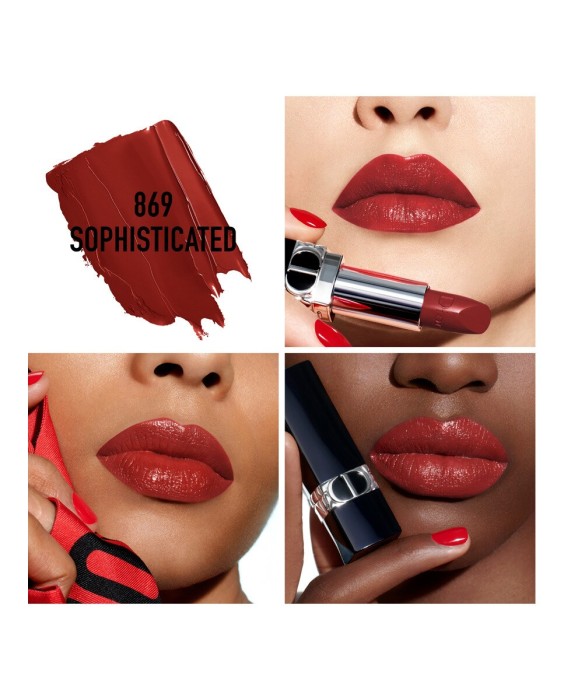 Recarga de barra de labios color couture - 4 acabados: satinado, mate, metalizado y aterciopelado - tratamiento floral - confort y larga duración