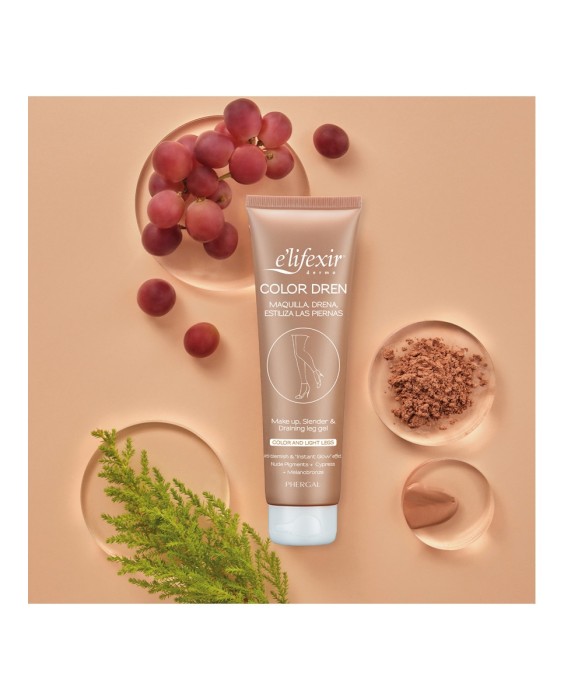Maquillaje Para Piernas Color Dren 150 ml E'lifexir