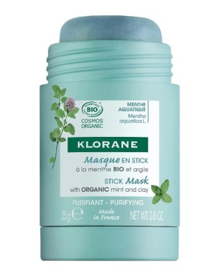 Mascarilla En Stick A La Menta Acuática Bio Y Arcilla 25 g Klorane