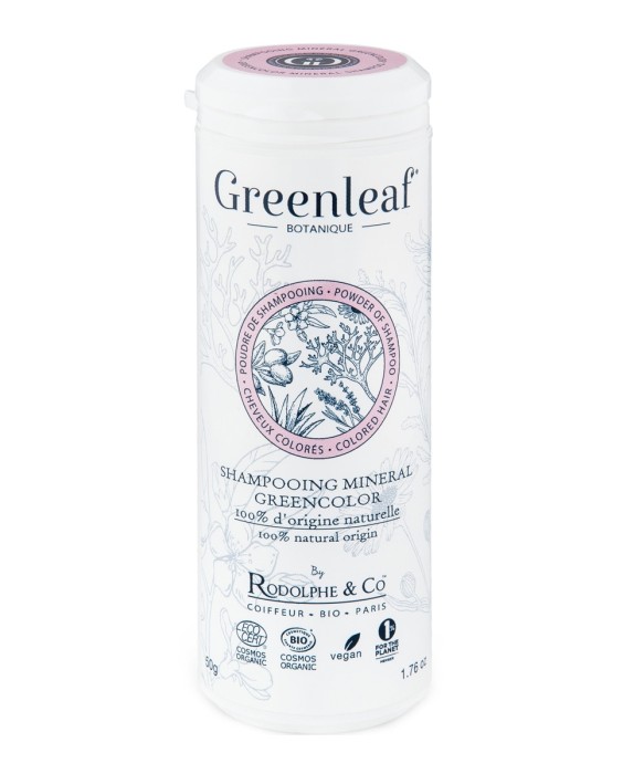 Champú Mineral Greencolor 50 g Rodolphe & Co
