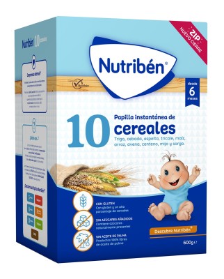 Papilla 10 Cereales Nutribén