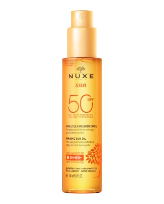 Nuxe Alta Protección SPF50  Sun Солнцезащитное масло-бронзатор для лица и тела