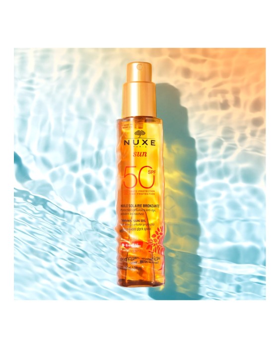 Nuxe Alta Protección SPF50  Sun Солнцезащитное масло-бронзатор для лица и тела