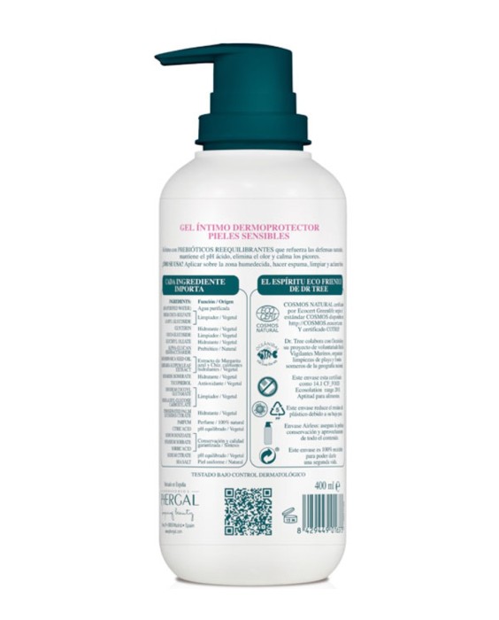 Gel Íntimo Natural Piel Sensible 400 ml ' Dr. Tree