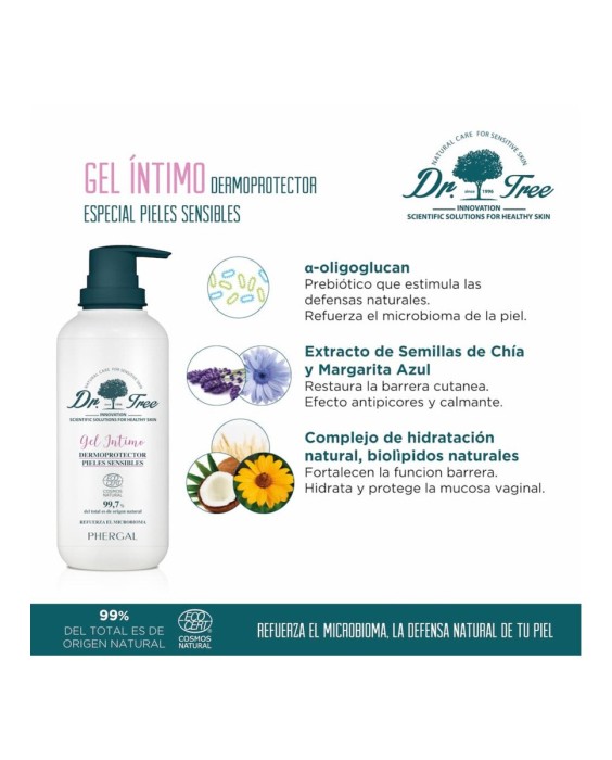 Gel Íntimo Natural Piel Sensible 400 ml ' Dr. Tree