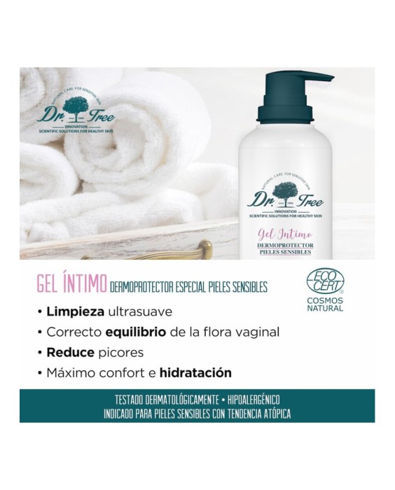 Gel Íntimo Natural Piel Sensible 400 ml ' Dr. Tree