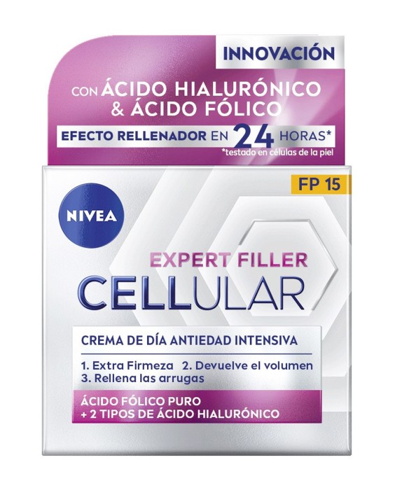 Crema De Día Hyaluron Cellular Filler Antiedad Y Firmeza Fp15 50 ml Nivea