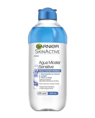 Agua Micelar Sensitive Skin Active Garnier