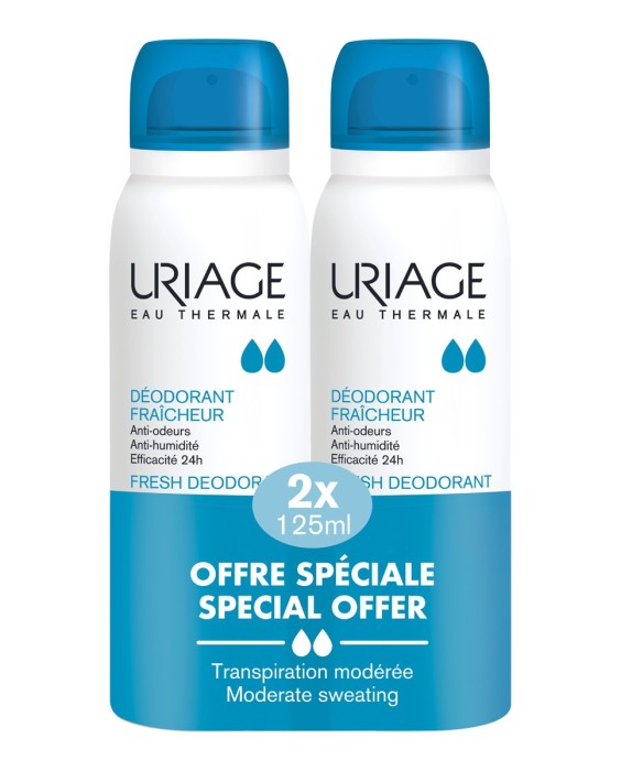Duplo Desodorante en spray Frescor Uriage