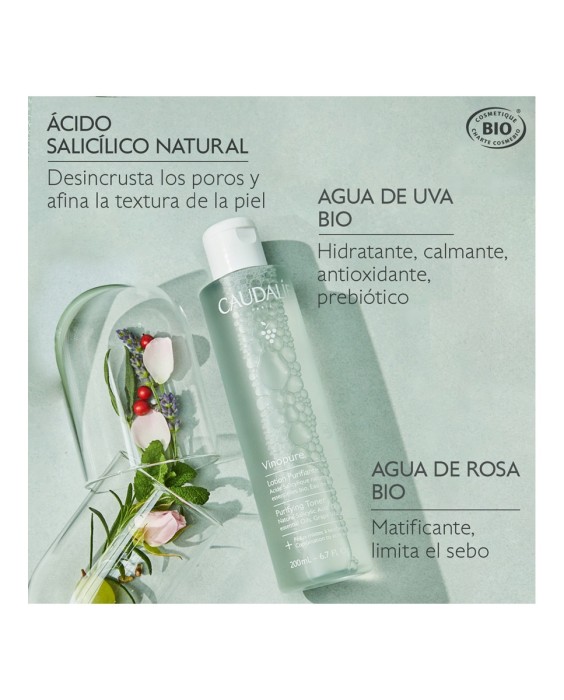 Tónico Purificante Vinopure 200 ml Caudalie