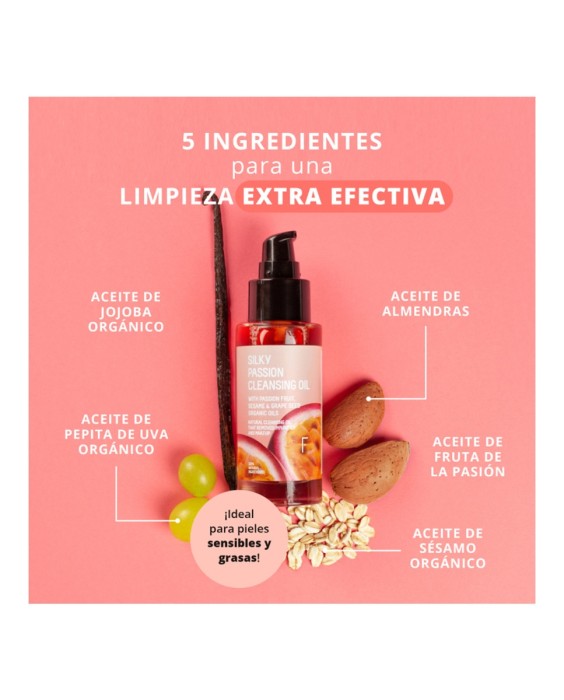 Aceite desmaquillante Silky Passion Cleansing Oil  50 ml Freshly Cosmetics