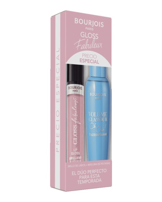 Brillo de labios Gloss Fabuleux Mascara Volumen Glamour Waterproof Bourjois