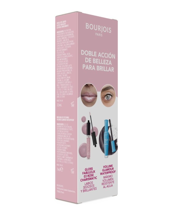 Brillo de labios Gloss Fabuleux Mascara Volumen Glamour Waterproof Bourjois