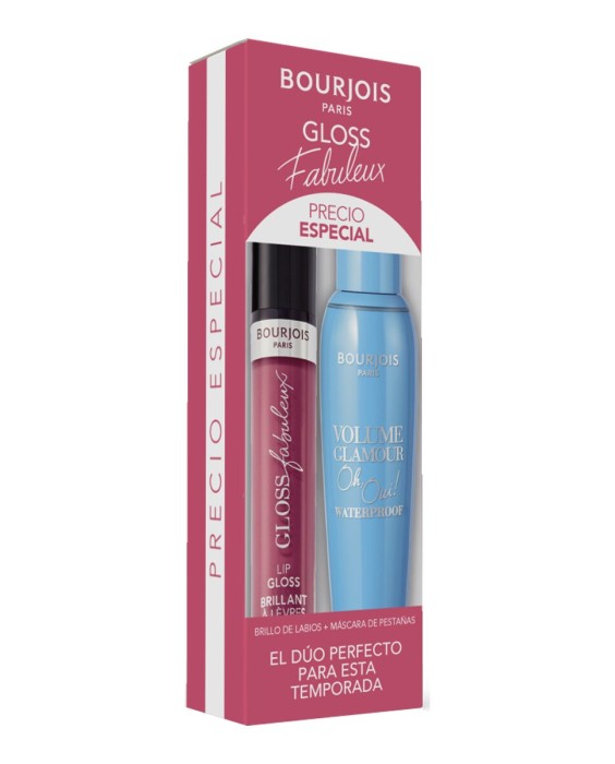 Brillo de labios Gloss Fabuleux Mascara Volumen Glamour Waterproof Bourjois